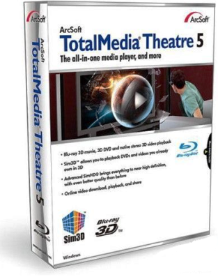 Arcsoft TotalMedia Theatre 5.0.1.86 SimHD + Sim3D RePack by paskits 32-bit/64-bit