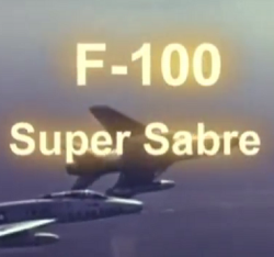 F-100 Super Sabre.  