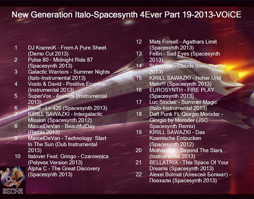 VA - New Generation Italo Spacesynth 4ever Part 19 