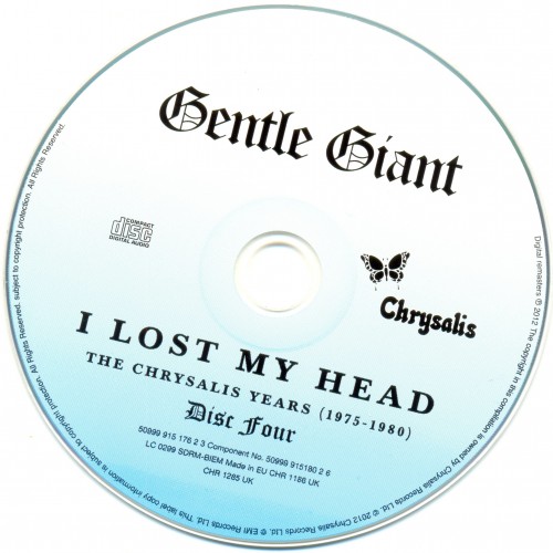 Gentle Giant - I Lost My Head: The Chrysalis Years 1975-1980 