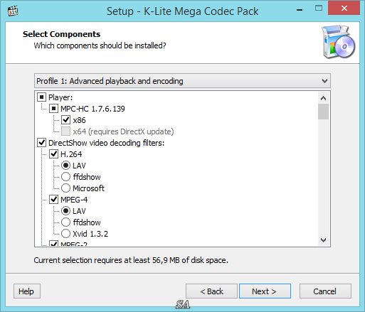 K-Lite Codec Pack 10.6.5 Mega/Full/Standard/Basic [2014 ...