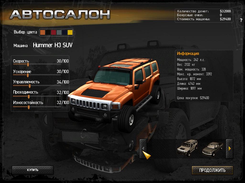 Полный привод 2 hummer