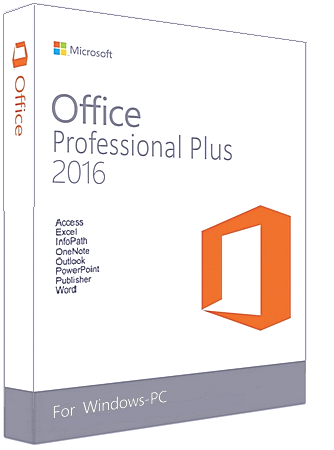 ms office professional plus 2016 includes