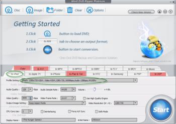 WinX DVD Ripper Platinum 6.3.5.20110519