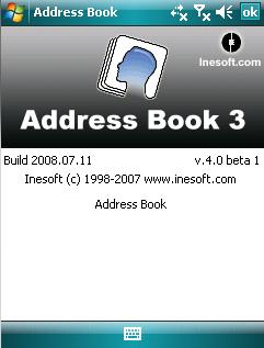 Inesoft Address Book 3 v4.0 Beta 1