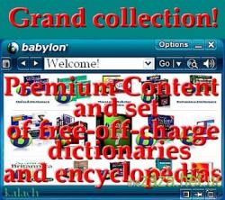 Babylon Grand Collection of dictionaries and ncyclopedias