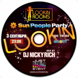 LOOK IN ROOMS club: Sun People Party - mixed by dj Nicky Rich